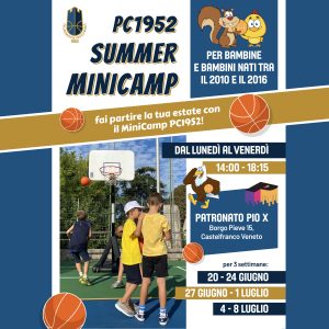 Summer MiniCamp PC1952: inizia la tua estate con noi!