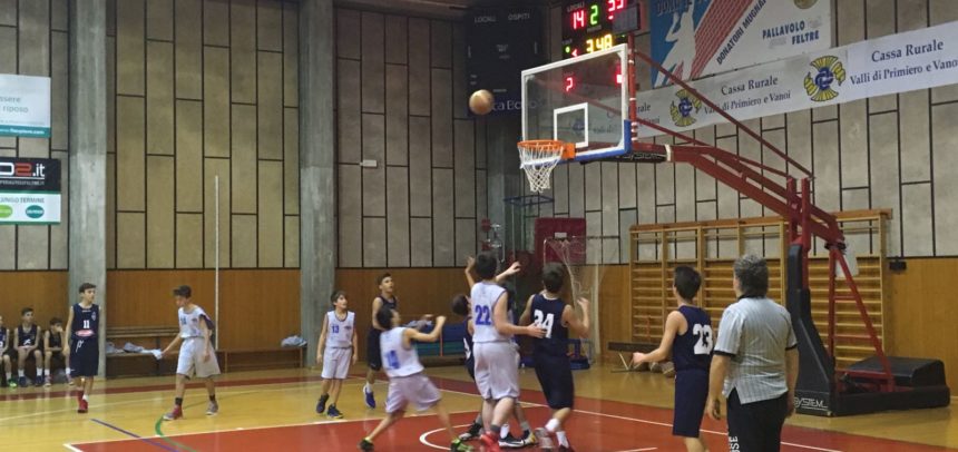 Under 14: a Feltre arriva la terza vittoria per i ragazzi targati Pasta Zara