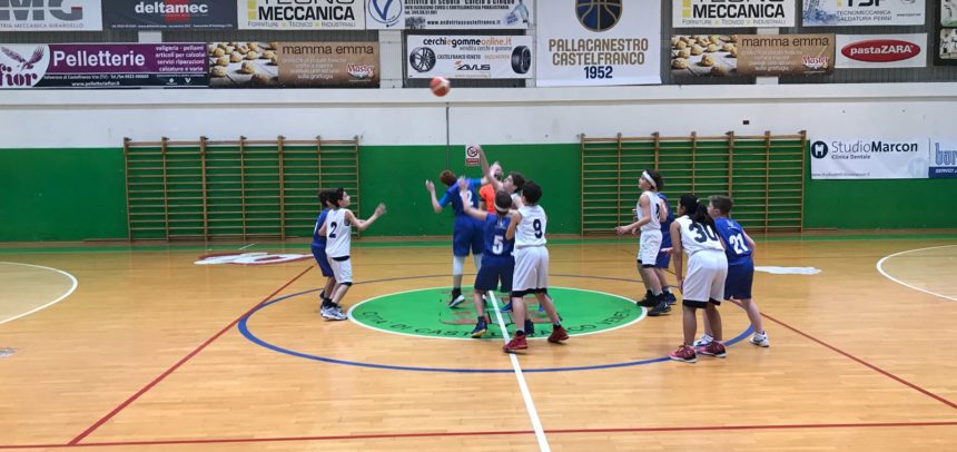 Under 13: Vittoria con Feltrese, tutti a segno gli atleti castellani