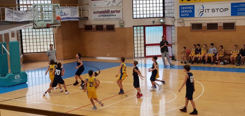 Under 13 B battuta sul difficile campo del Basket Lab