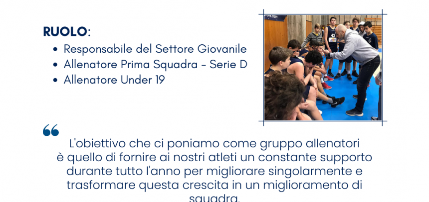 A tu per tu con… Pierluigi Cardin (Responsabile del Settore Giovanile PC1952)